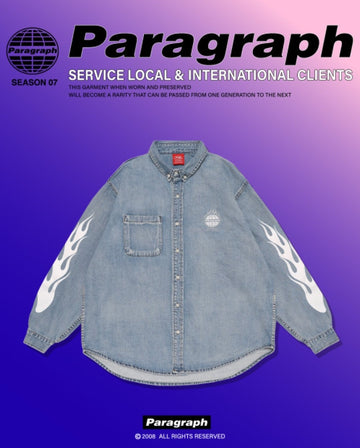 22SS Season 7 Flame Denim Shirt (No.32)
